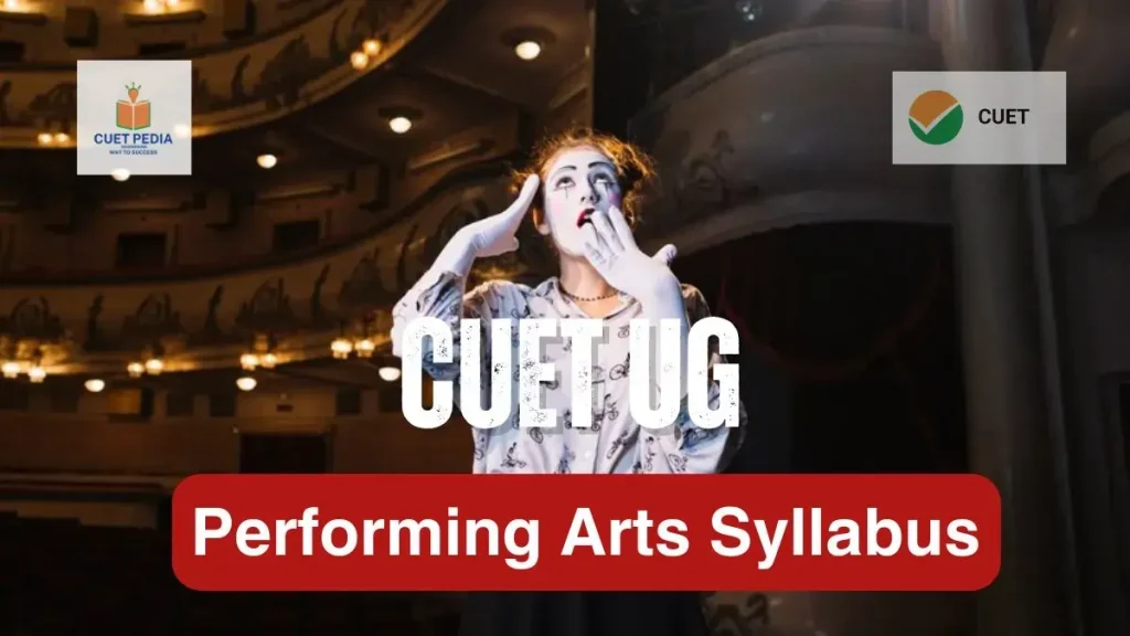 cuet performing arts syllabus pdf
