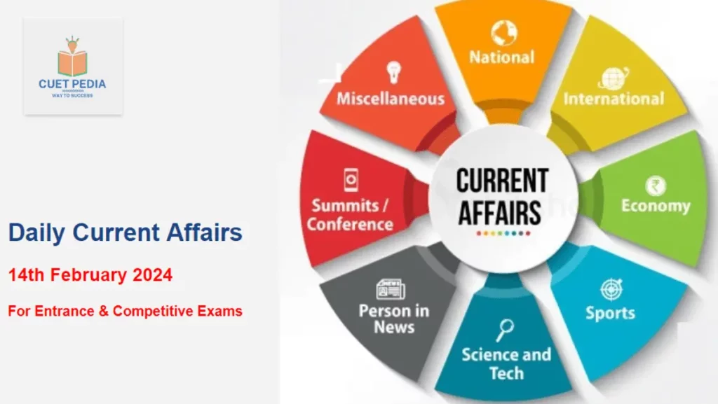 Check the 14th February 2024 Current Affairs here